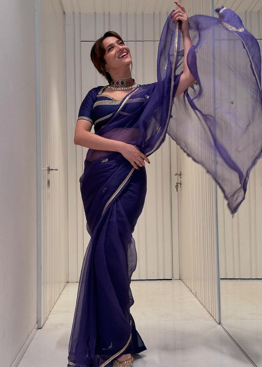 Ankita Lokhande X Kalakari Gulkhera Saree