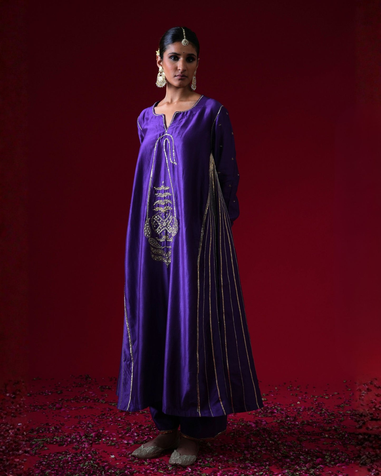 Rani Hemlata Hand Embroidered Suit Set