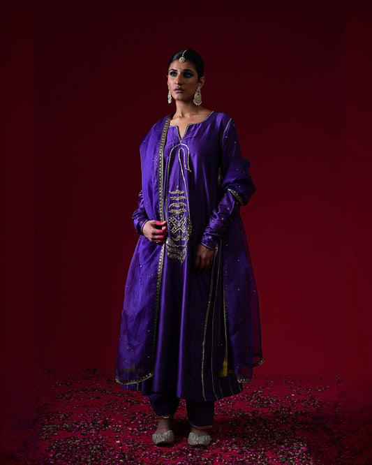 Rani Hemlata Hand Embroidered Suit Set