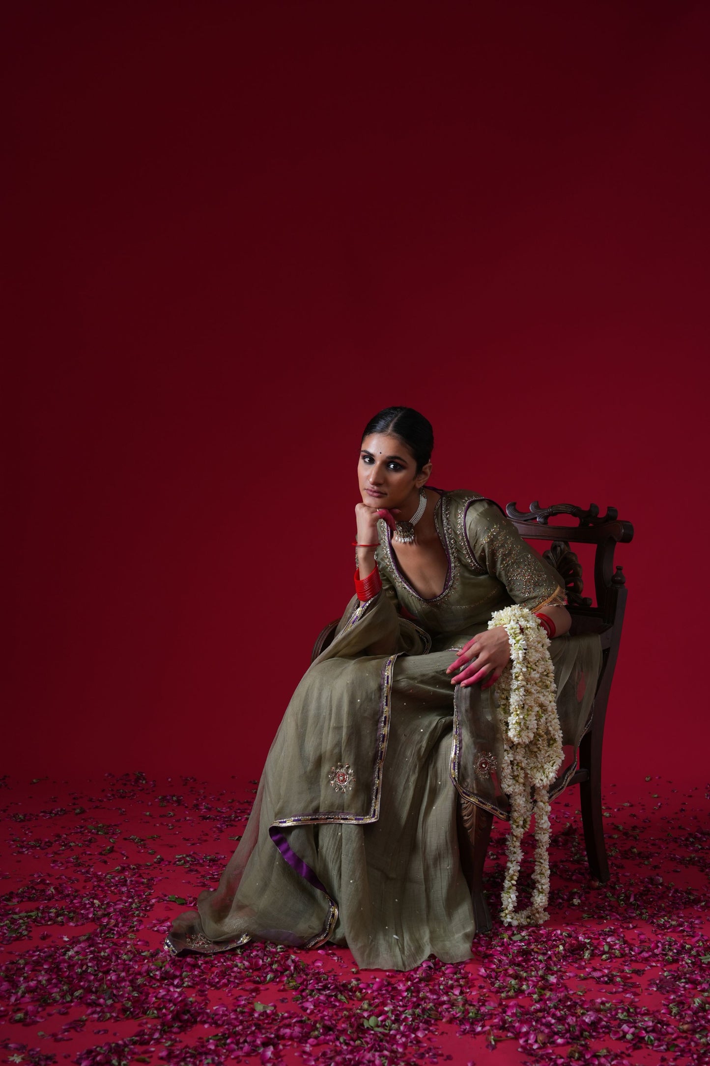 Sumitra Hand Embroidered Sharara Set