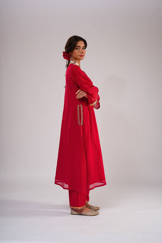 Gulabo Hand Embroidered Suit Set