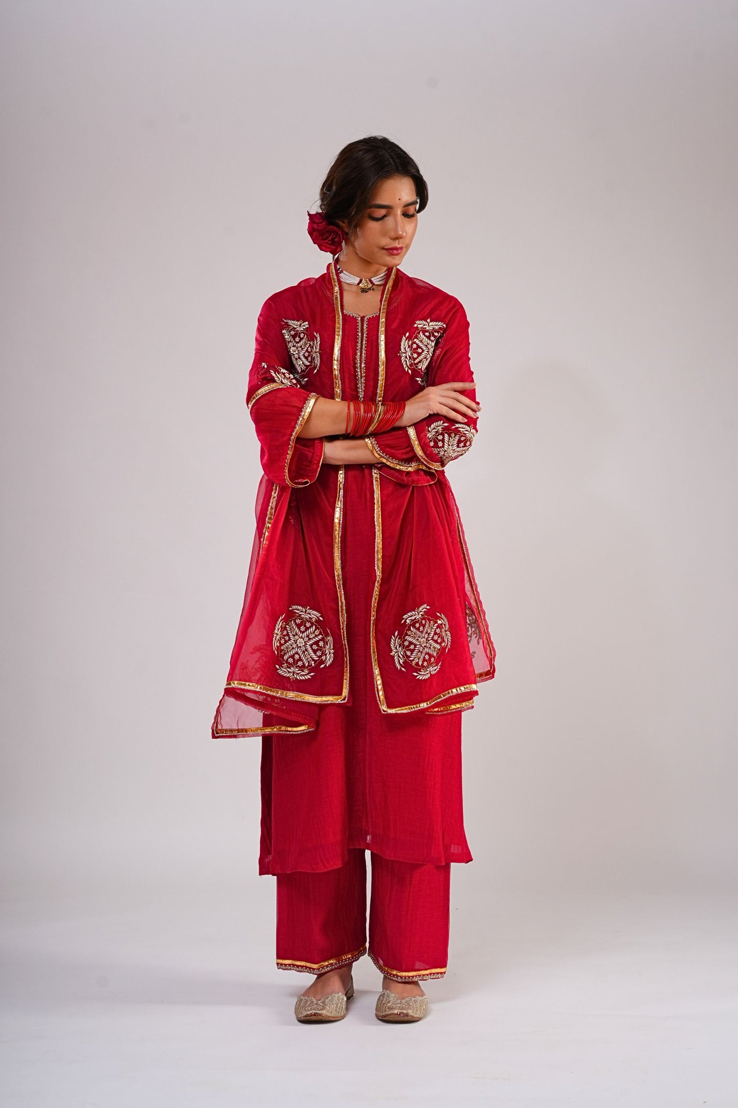 Gulabo Hand Embroidered Suit Set