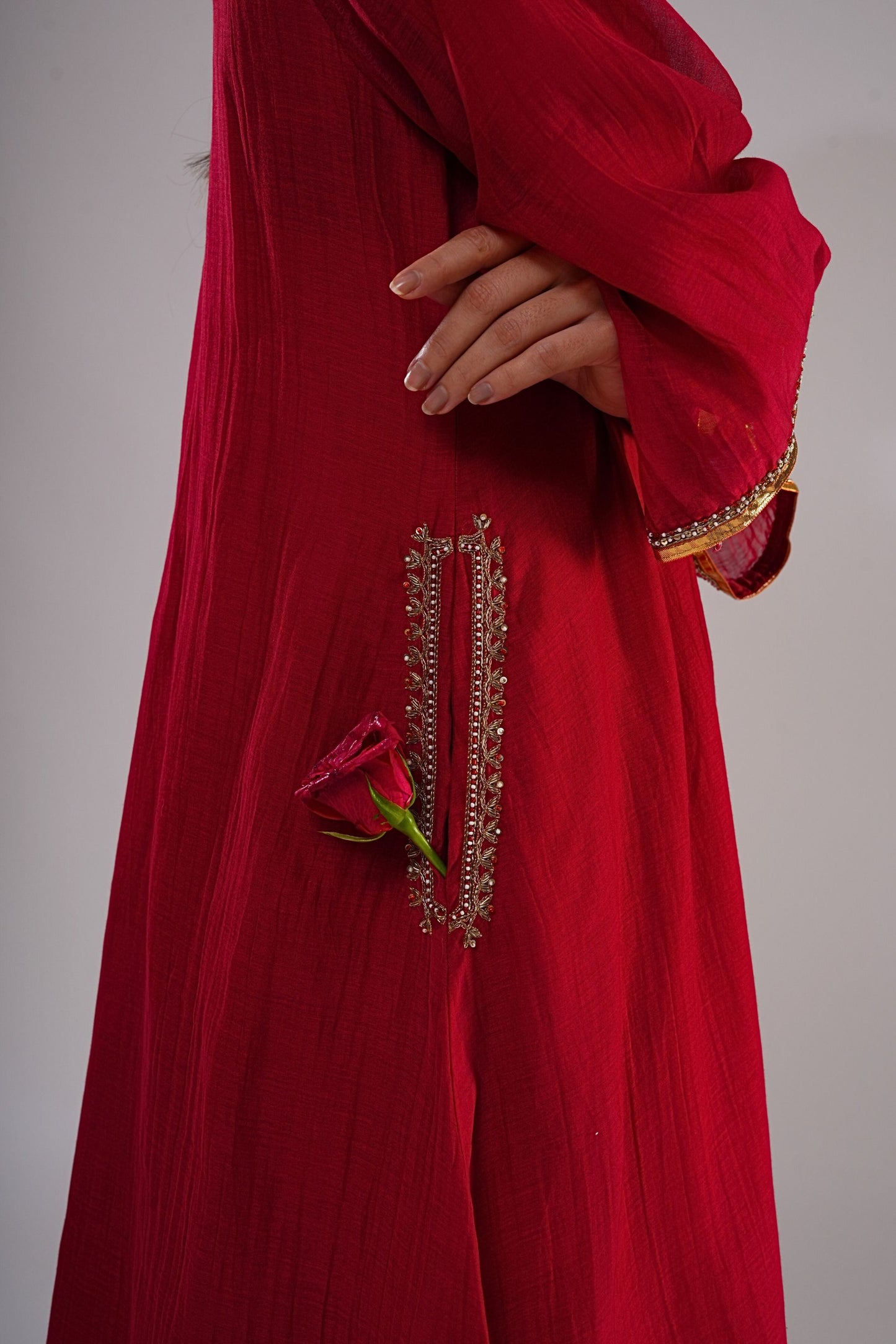 Gulabo Hand Embroidered Suit Set