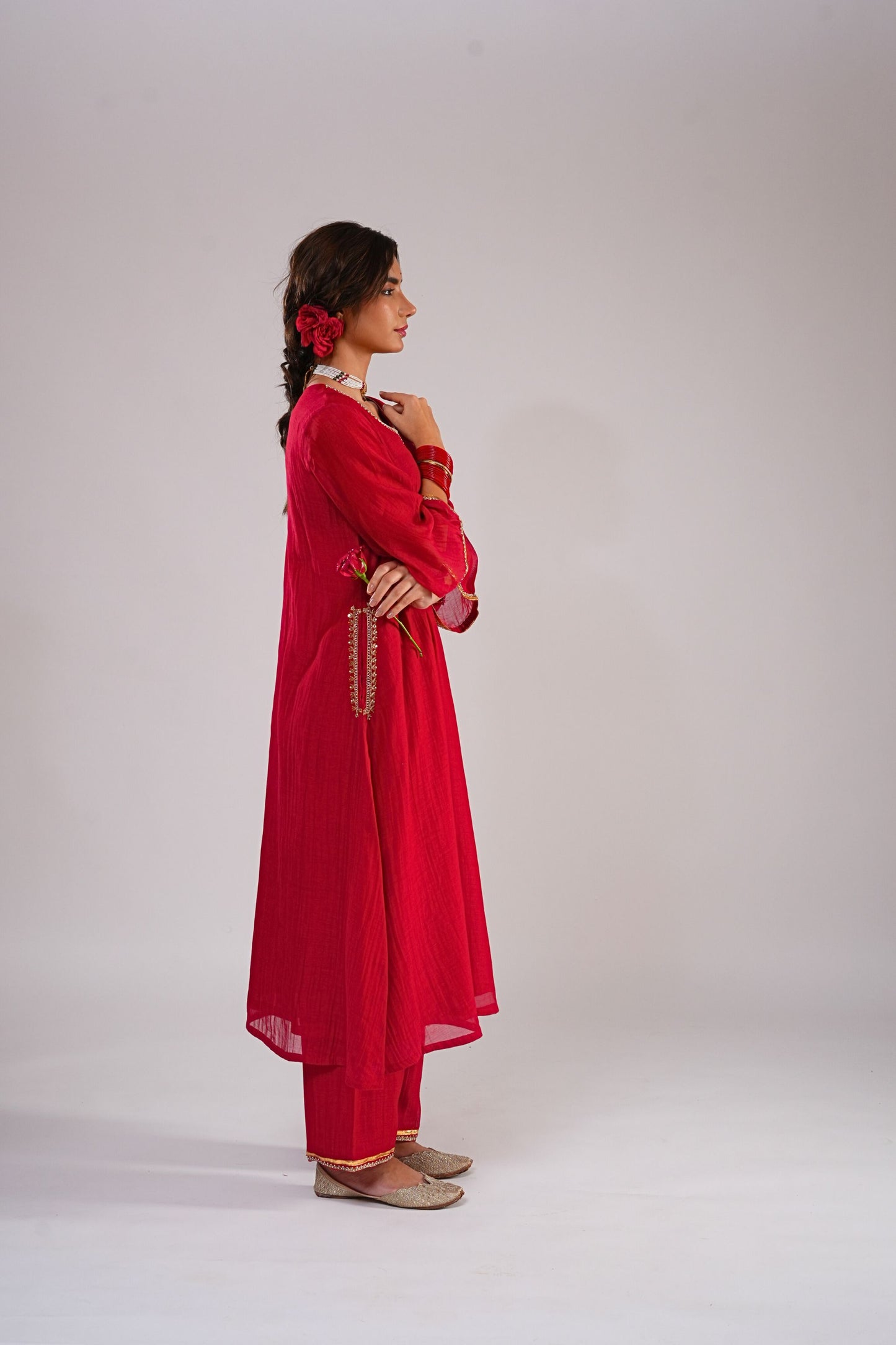 Gulabo Hand Embroidered Suit Set