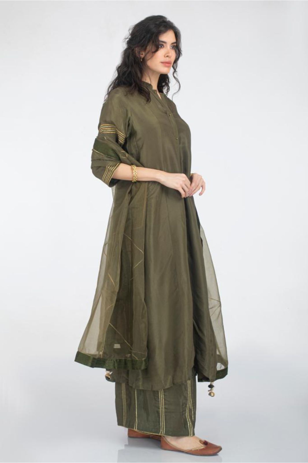 Palazzo A-line Kurta set