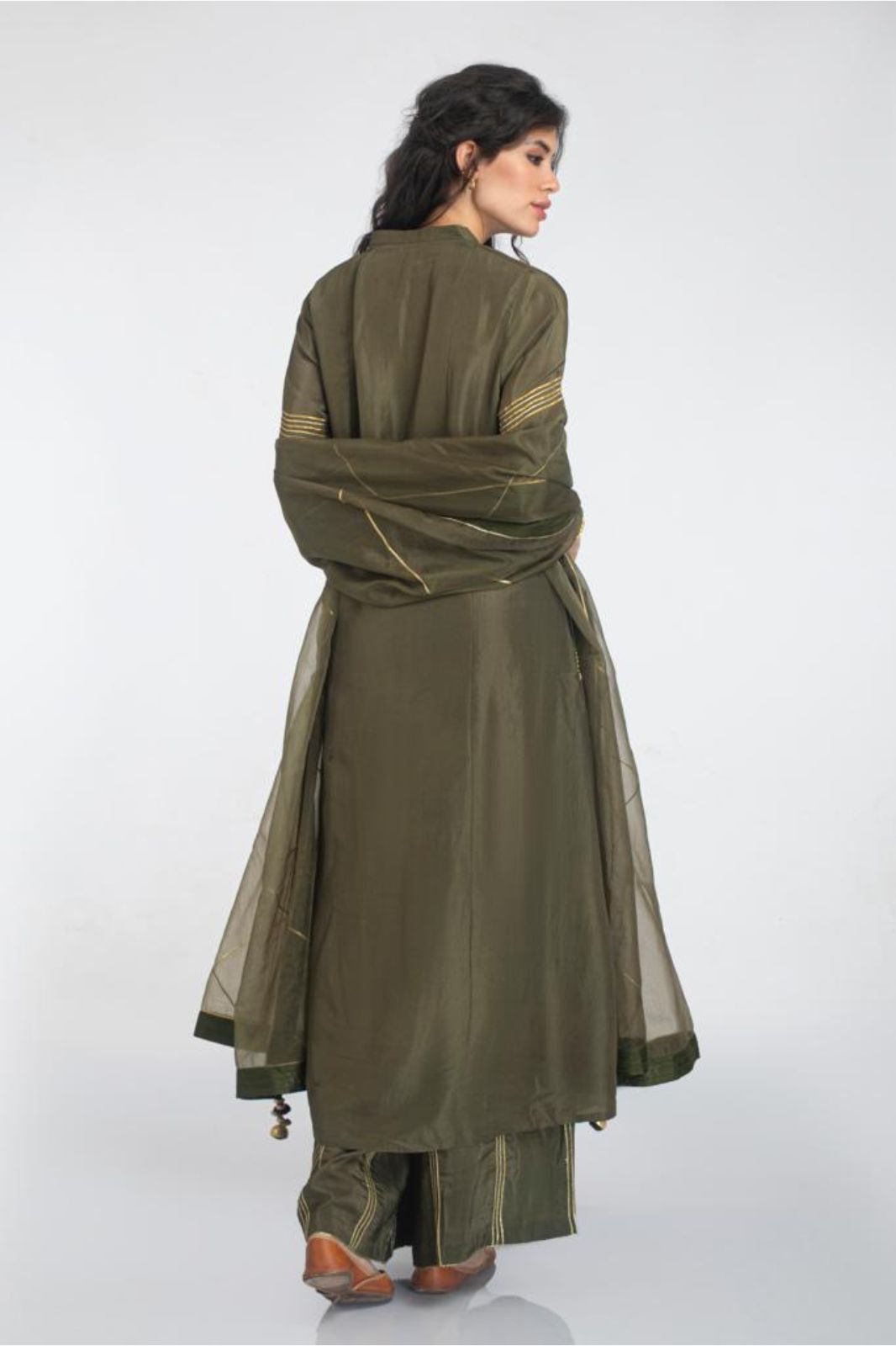 Palazzo A-line Kurta set